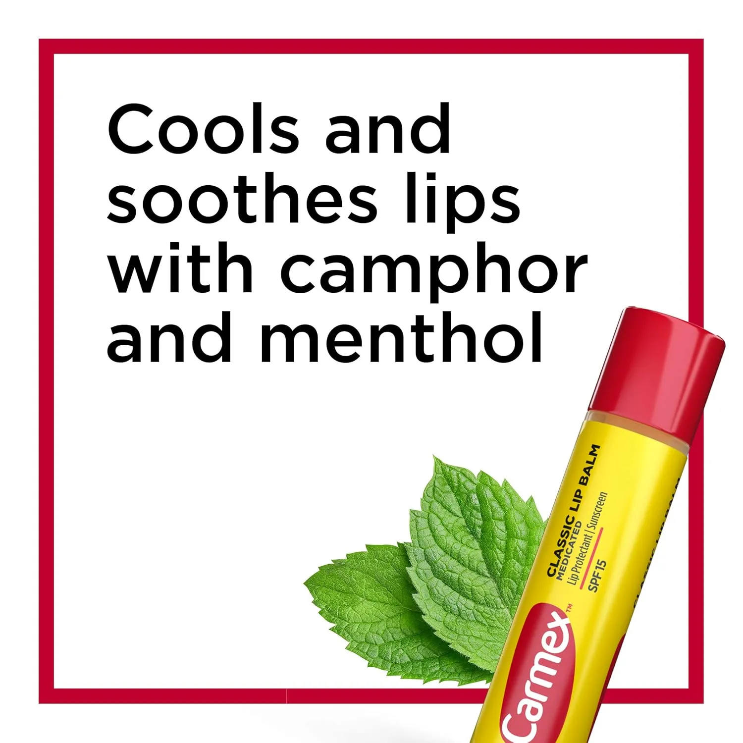 Carmex Classic Medicated Lip Balm Sticks, Lip Moisturizer for Chapped Lips, 18 Count (6 Packs of 3)