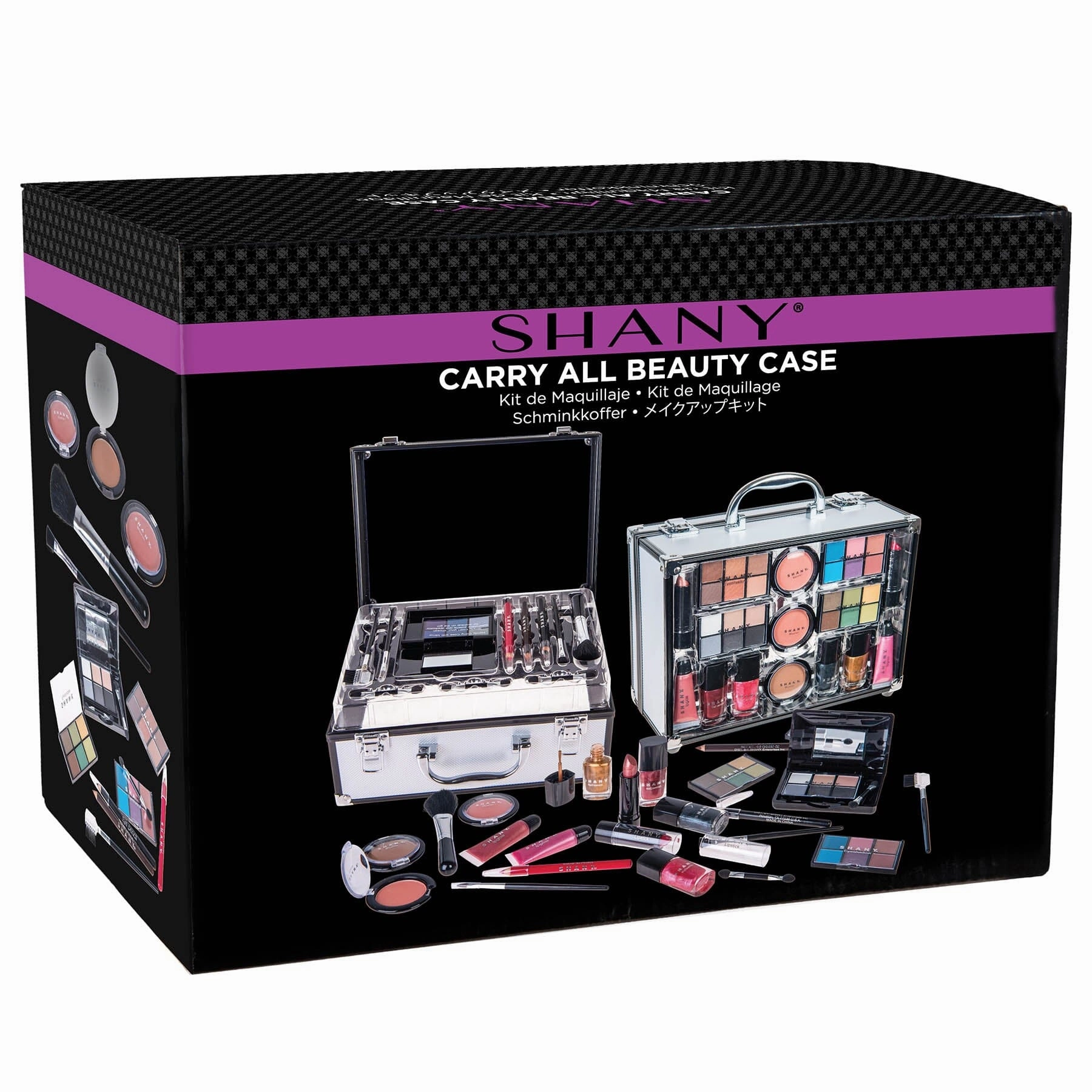 Carry All Trunk Makeup Set - Silver