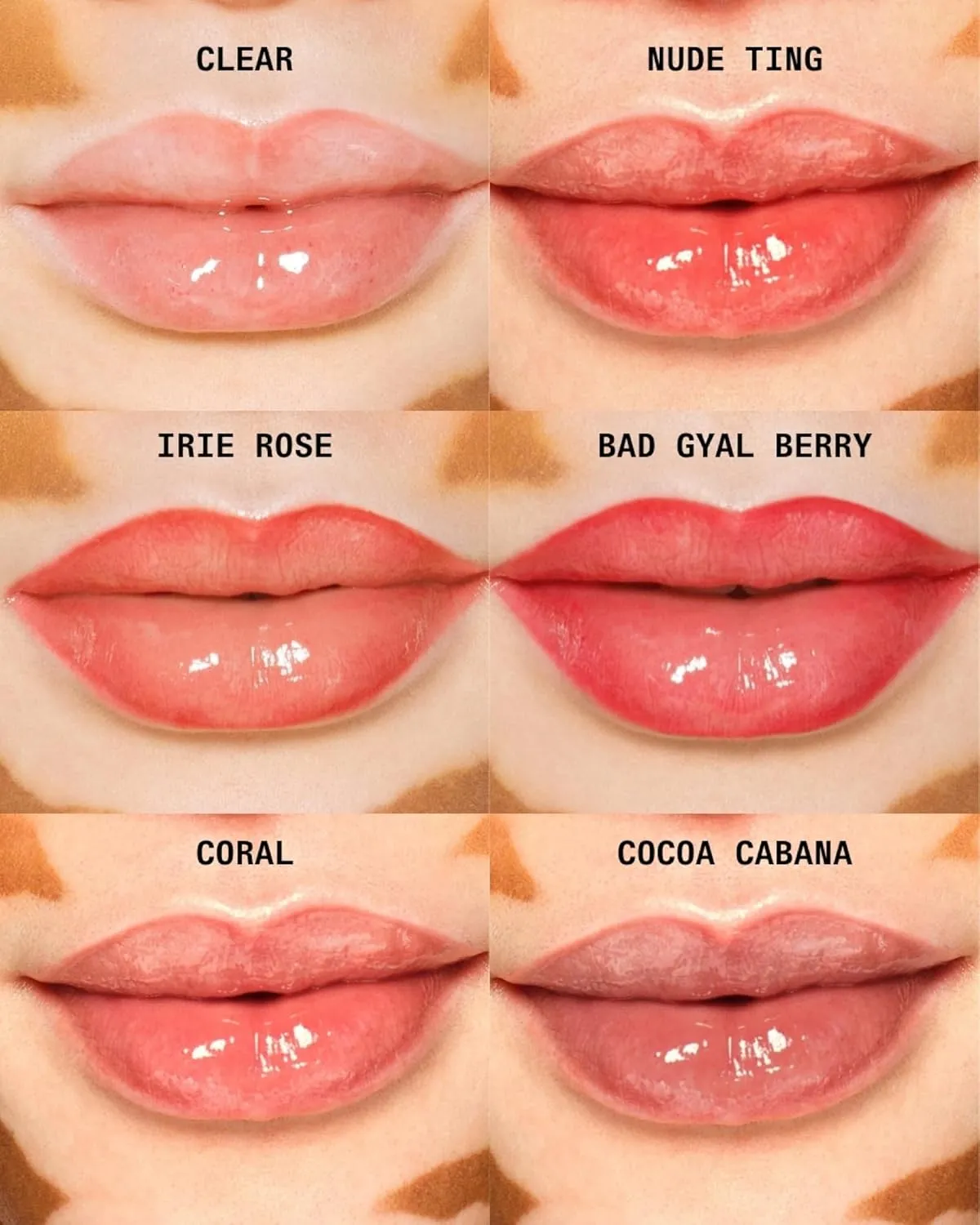 Cay Skin Isle Lip Balm SPF 30 – High Shine, Hydrating, Non-Sticky Lip Gloss in Vanilla Brown Sugar Flavor – Formulated with Natural Ingredients for All Skin Tones – Bad Gyal Berry