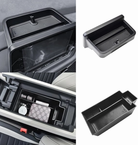 Center Console Organizer Compatible with 2021-2025 Nissan Rogue Accessories, Only for 8-Inch Dash Storage Tray Interior Armrest Storage Box Dashboard Insert Holder (NOT for Rogue Sport), Black