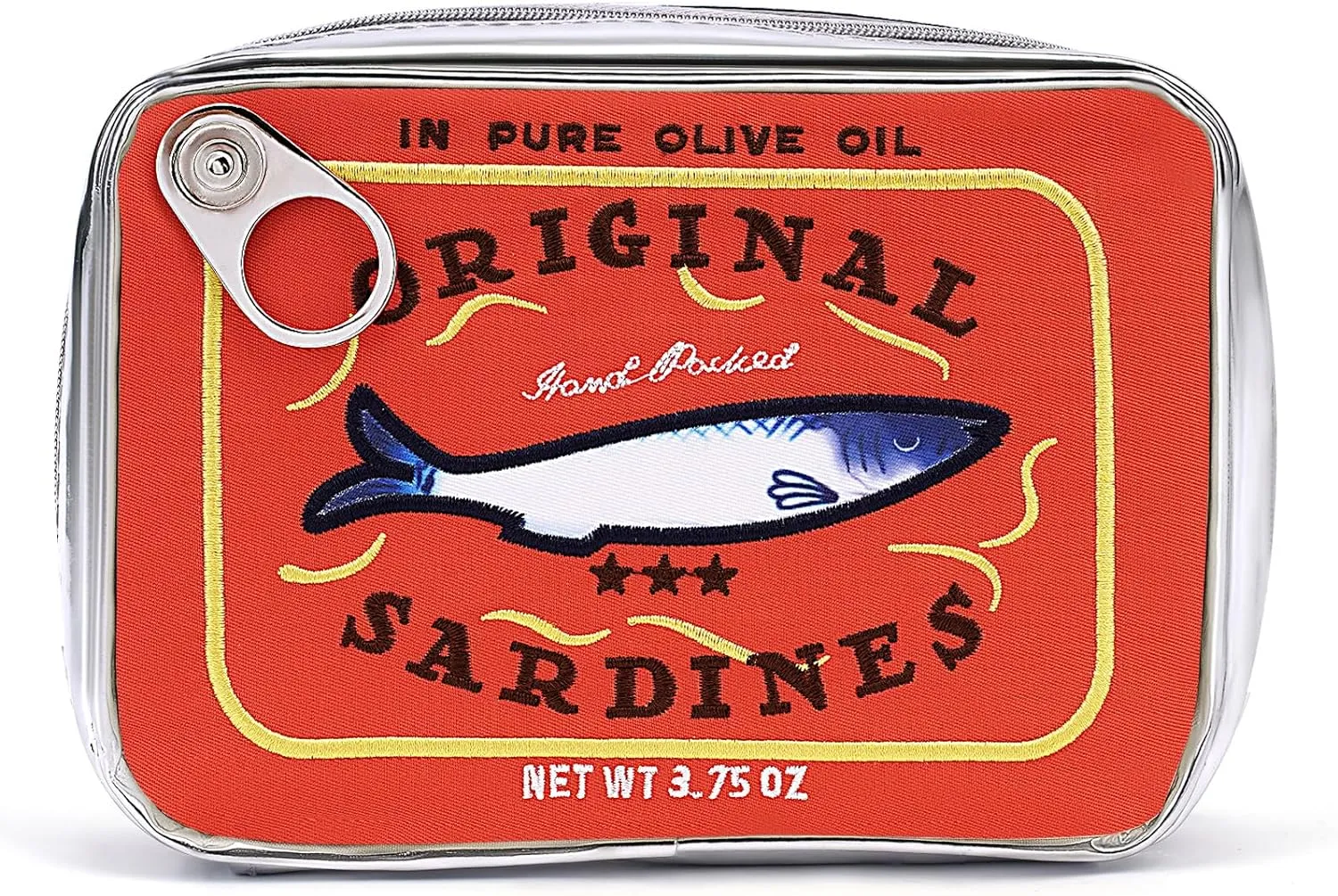 Cessfle Canned Sardines Makeup Bag, Funny Mothers Day Gifts Idea, Creative Cute Makeup Bag Canned Fish Cosmetic Bag - Mothers Day Mom Gifts from Daughter Son, Coquette Makeup Pouch for Women