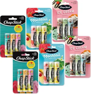 ChapStick Summer 3 Pack Bundle 6 Count