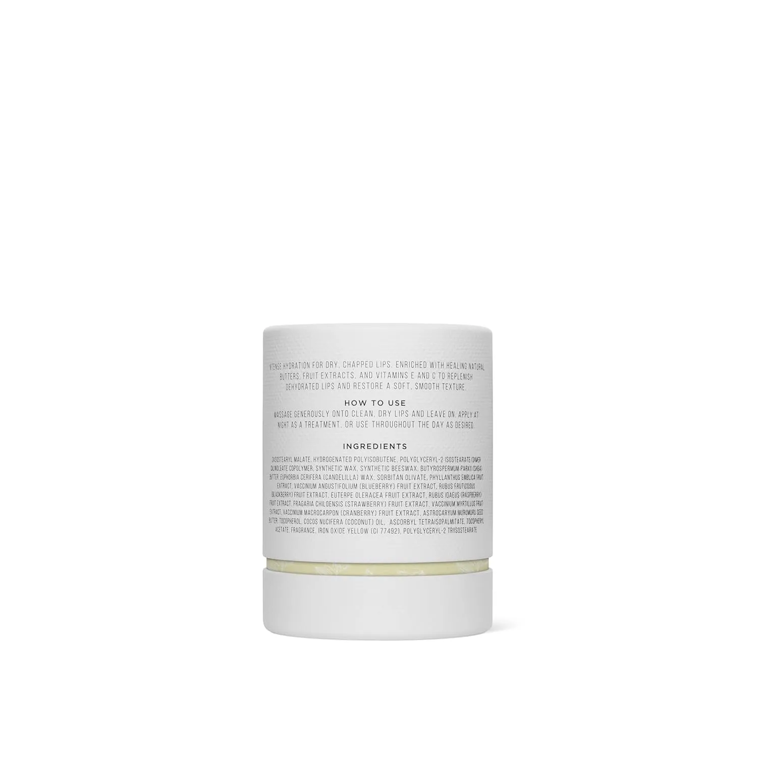 CHUMMI LIP MASK - skincare for your lips - Luxurious overnight lip treatment in coconut, berry, and vanilla, blended with lip-softening plant butters and exfoliating berry extracts. (20g, Vanilla)