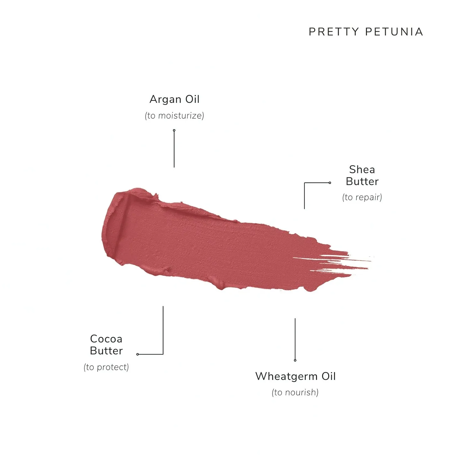 Clean Beauty & Spa New Collection-Hydra-Matte Lipstick Refill-Pretty Petunia-Fashion Edit Asa Beauty