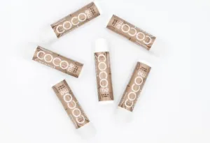 CocoMe Organic Coconut Lip Balm. Moisturizing and Protecting Lip Repair for Adults and Children - 6 Pack of Organic Lip Balm Coconut Scent., Natural