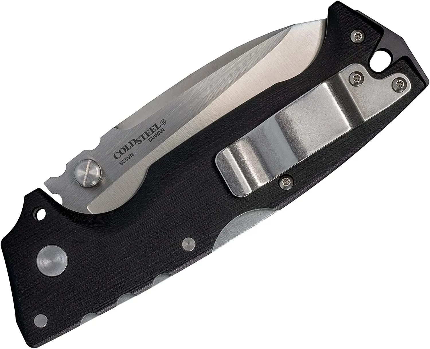 Cold Steel AD-10 3.5" S35VN Steel Ultra-Sharp Blade 5.25" G-10 Handle Tactical Folding Knife with Tri-Ad Locking Mechanism