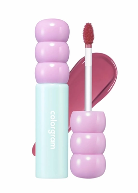 COLORGRAM Under Eye Highlighter Stick 03 Real Tone Fruity Glass Tint 09 Heartful Mulberry Bundle