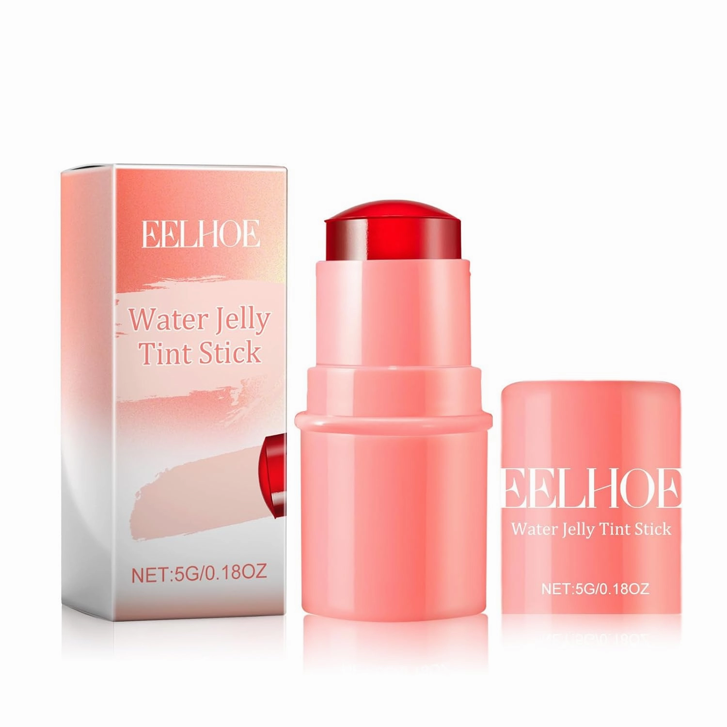 Coral Fruit Jelly Blush Lip Gloss Stick (5g)