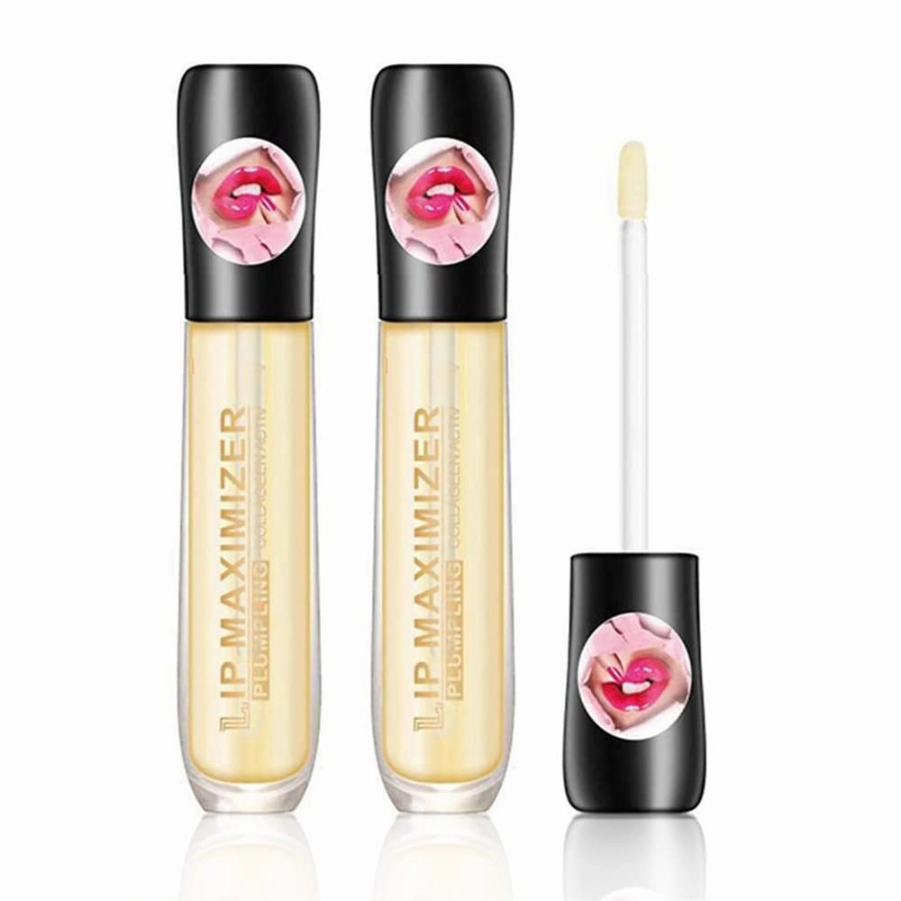 Cozzo Lip Plumper,Cozzo Vitamin E Lip Plumping Serum, Lip Plumper Lip Gloss,Lip Maximizer Hyaluronic Lip Plumper,Instant Lip Filler,Plumping Lip Oil Lip Enhancer Plumper Lip Care Serum (2pcs)