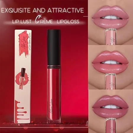 Cream Lip Gloss, Long-Lasting Moisturizing Velvet Lip Lipstick, Waterproof, Non-Fading, Hydrating Lip Tint Natural Jelly Lipstick (09#)