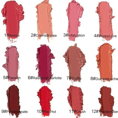 Cream Lip Gloss, Long-Lasting Moisturizing Velvet Lip Lipstick, Waterproof, Non-Fading, Hydrating Lip Tint Natural Jelly Lipstick (09#)