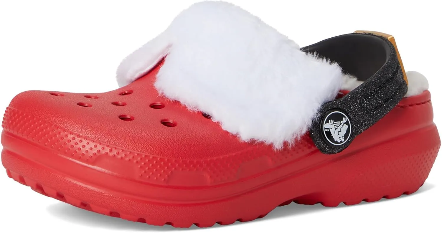 Crocs Unisex-Child Classic Holiday Lined Clogs (Toddler)