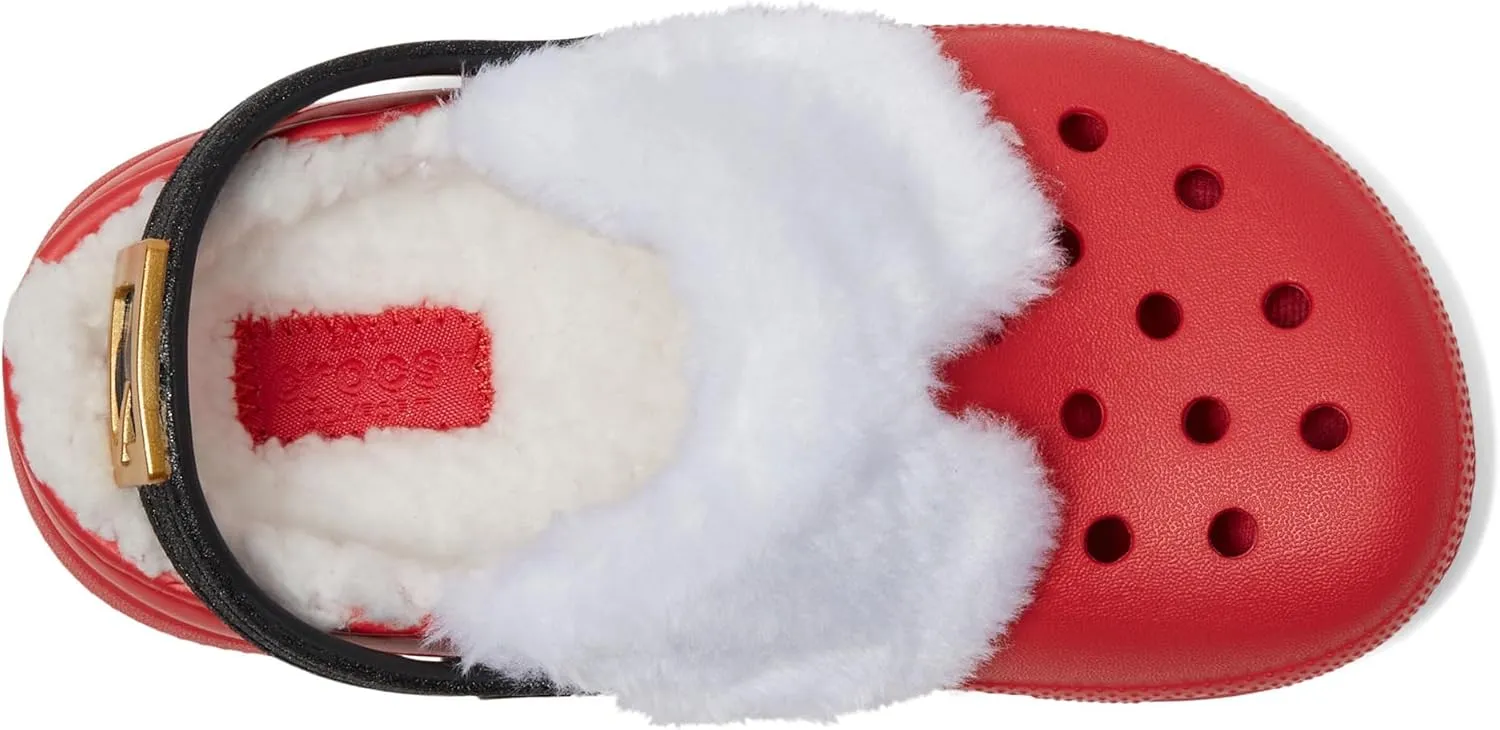 Crocs Unisex-Child Classic Holiday Lined Clogs (Toddler)
