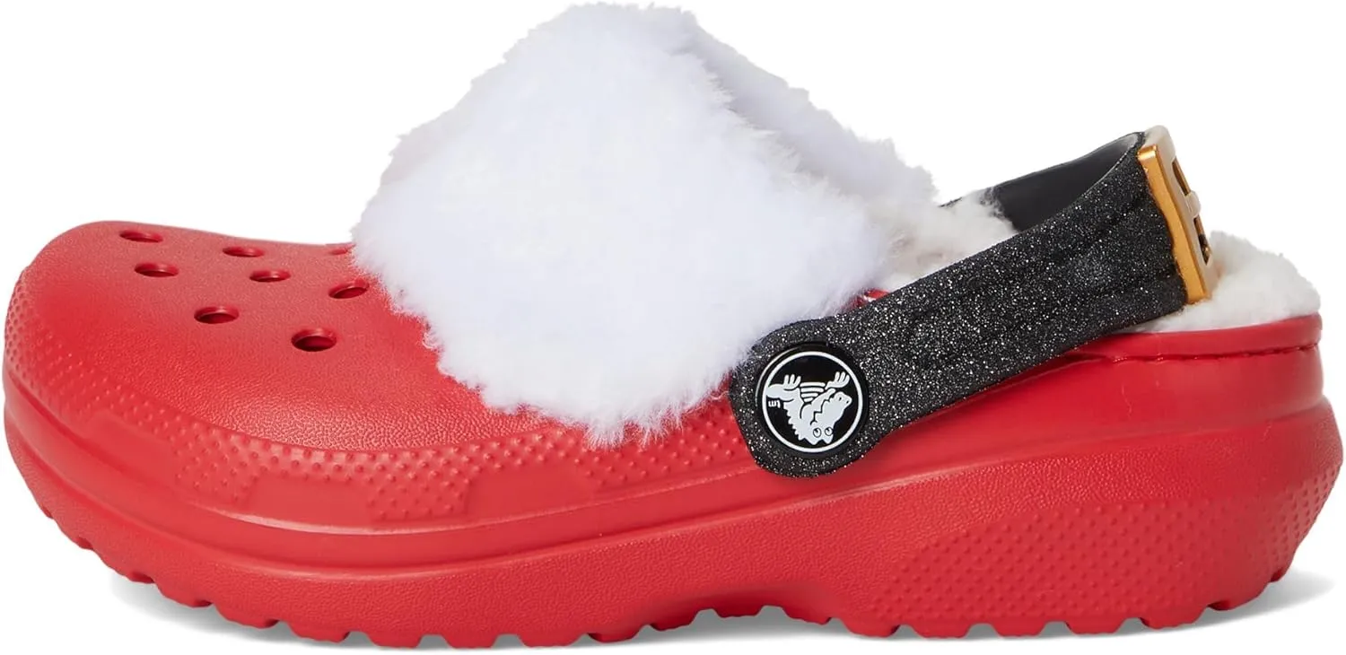 Crocs Unisex-Child Classic Holiday Lined Clogs (Toddler)