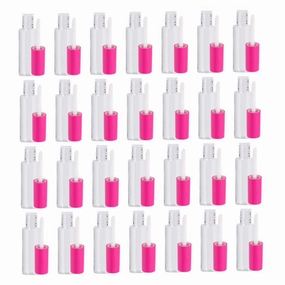 Cute Lip Gloss Bottles 100pcs Diy Lip Containers for Girls with Clear View Design
