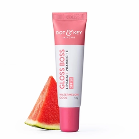 D.ot & Key Gloss Boss Brightening Lip Balm Vitamin C   E SPF 50  Watermelon Cool 12g