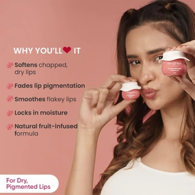 D.OT & KEY Lip Plumping Mask With Shea Butter & Vitamin C   E For Naturally Glowing Lips | Smoothes Flaky & Dry Lips | Lip Mask For Soft,Smooth&Plump Lips | (Lingonberry)|15Ml