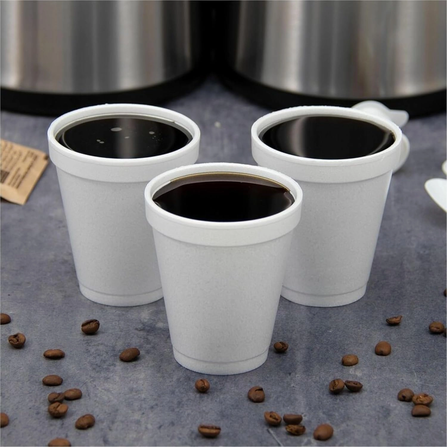 DART 20J16 3.7" Top and 2.4" Bottom Diameter, 6.1" Height, 20 Oz Big Drink Foam Cup (Case of 500), White