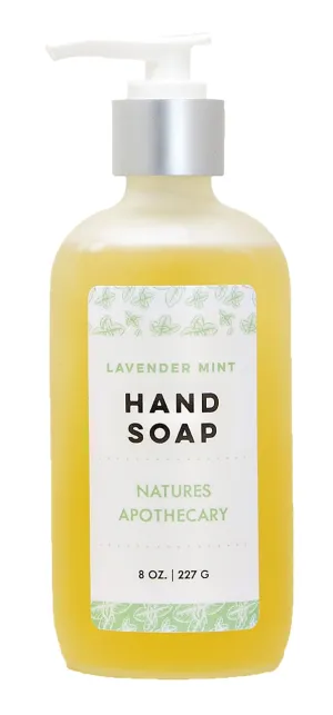 DAYSPA Body Basics Lavender Mint Eco-Friendly Refillable Liquid Soap - Vegan, Sulfate-Free, Hypoallergenic, All-Natural, Plant-Derived, Made in USA, 64oz / Half Gallon Refill