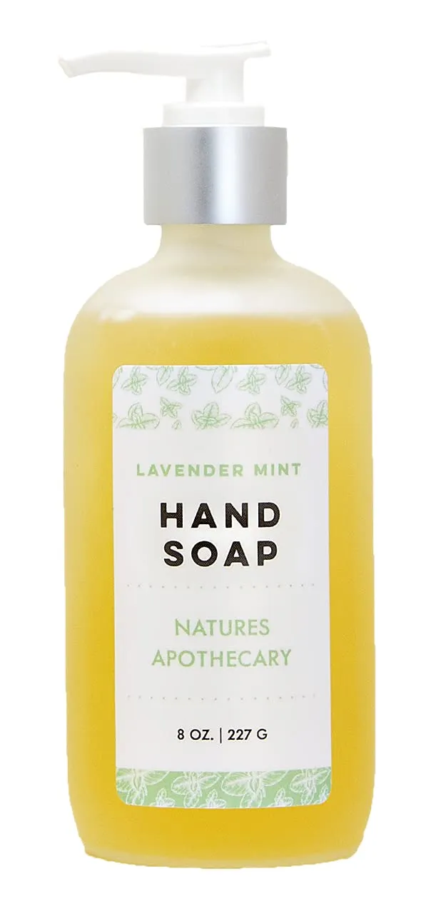 DAYSPA Body Basics Lavender Mint Eco-Friendly Refillable Liquid Soap - Vegan, Sulfate-Free, Hypoallergenic, All-Natural, Plant-Derived, Made in USA, 64oz / Half Gallon Refill