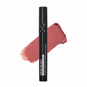 Deck of Scarlet - Wear Me Out Longwear Lipstick, Matte Finish with Moisturizing Vitamin E and Jojoba Seed Oil - Temptress