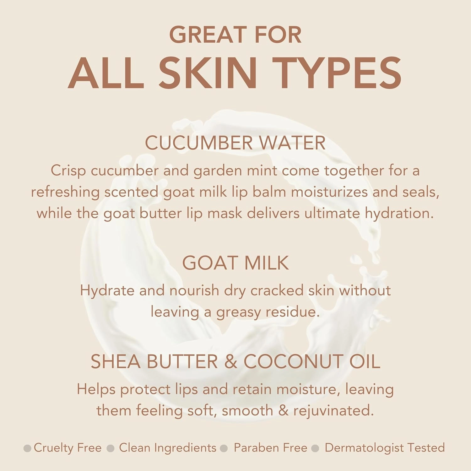Dionis Goat Butter Lip Mask & Cucumber Water Balm Set – Hydrating Overnight Treatment & Daily Moisturizer for Dry, Chapped Lips, Clean Ingredients, Cruelty Free, Paraben Free, Made in USA