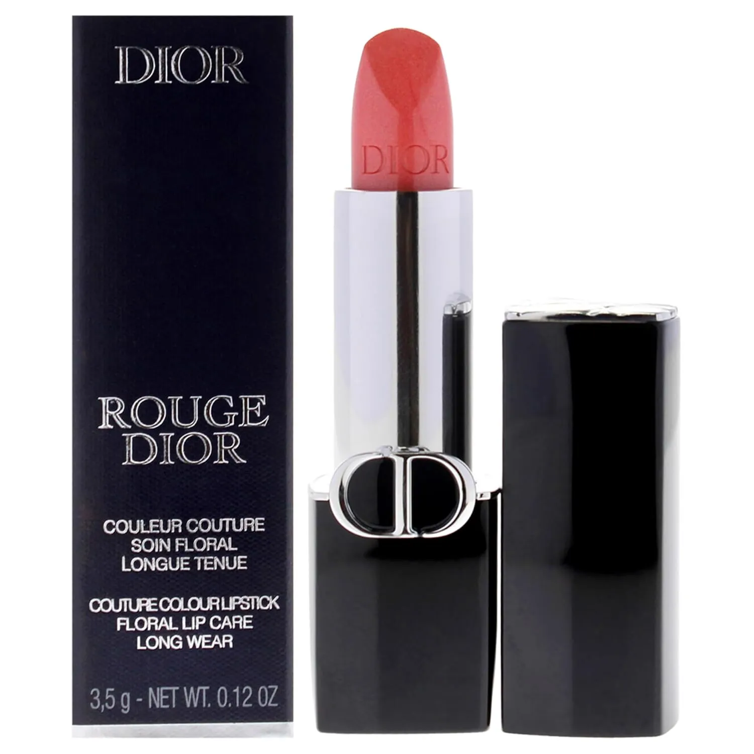 Dior Rouge Couture Satin Lipstick - 365 New World by Christian for Women - 0.12 oz Lipstick (Refillable)