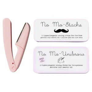 Discover Mo - 12 Count Brow and 12 Count Lip Wax Kit   Dermaplane Razor 3 Piece Set - As Seen On Shark Tank - The Quick Easy Way for Hair Removal On The Go - Wax and Shave Value Bundle