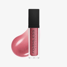 Divine Lip Gloss | Muted Ruby Gloss With Silver & Red Glitter. | Vegan Hydrating Formula | Non-Sticky Aloe & Jojoba Infused | Paraben & Cruelty Free | Natural Lip Enhancer