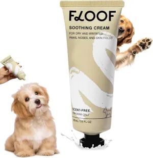 Dog Paw Soothing Cream for Dry Cracked Paws Nose & Wrinkles – Vet-Formulated Fast-Absorbing Lick-Safe Moisturizer with Natural Ingredients – Heals & Protects Sensitive Skin ( 3.5 FL OZ)