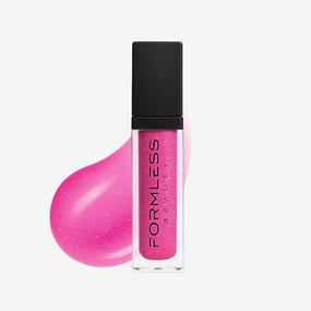 Dream Lip Gloss | Bubble Gum Pink Infused with Silver Glitter | Vegan Hydrating Formula | Non-Sticky Aloe & Jojoba Infused | Paraben & Cruelty Free | Natural Lip Enhancer