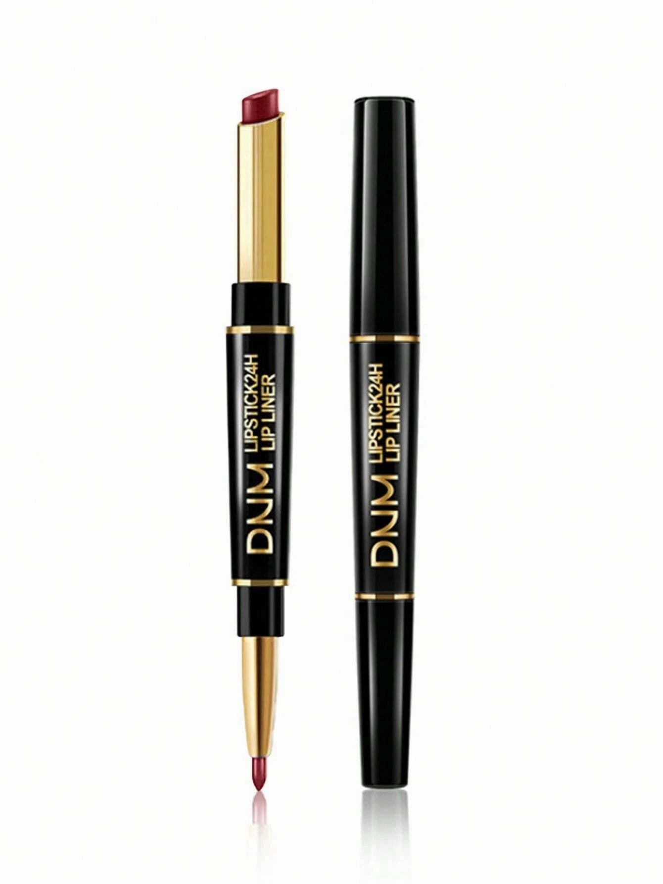 Dual Ended Wine Color Lipstick and Lip Liner Combo #9