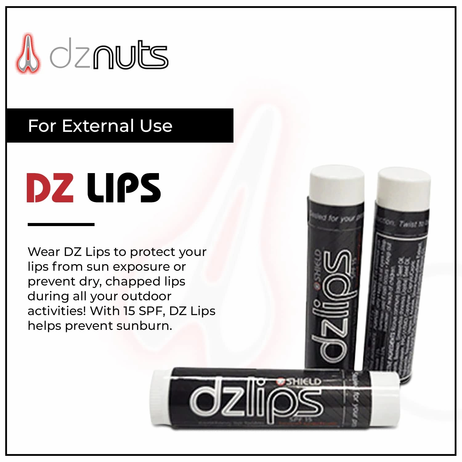 DZ Lips Care - Repair, Protectant, Moisturizing Balm - (Men's Pro Chamois Cream)