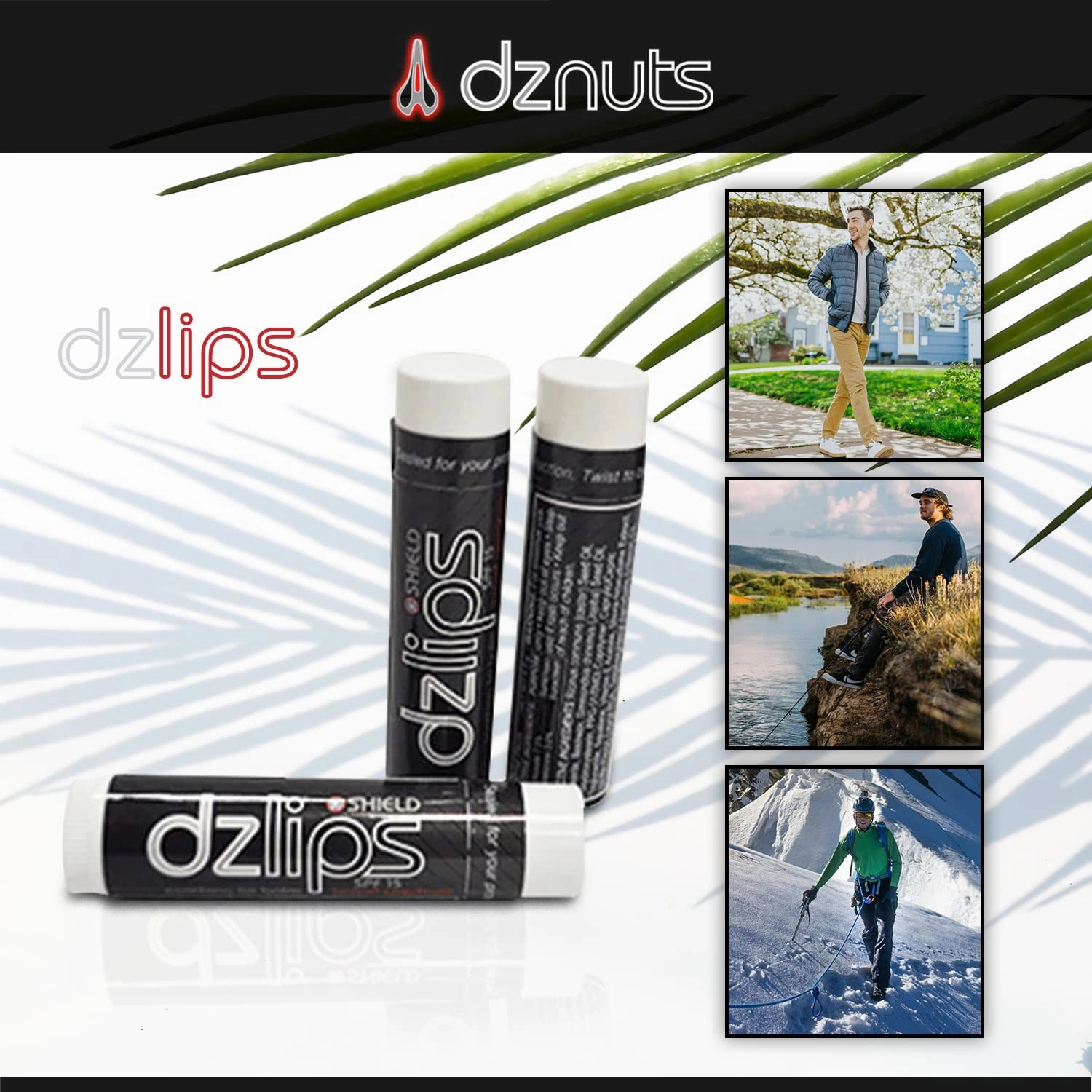 DZ Lips Care - Repair, Protectant, Moisturizing Balm - (Men's Pro Chamois Cream)