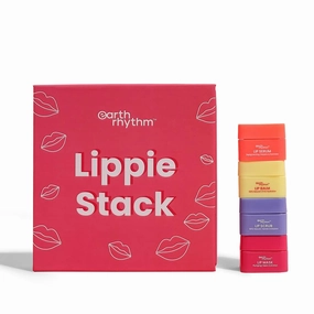 Ea r t h R h y t h m L i p C a r e K i t p a c k of 4 | Gift Set For Men & Women With Lip Scrub, Lip Serum, Lip Balm & Lip Mask | Exfoliate, Hydrate, Nourish, Moisturize - 4 Gm (Each)