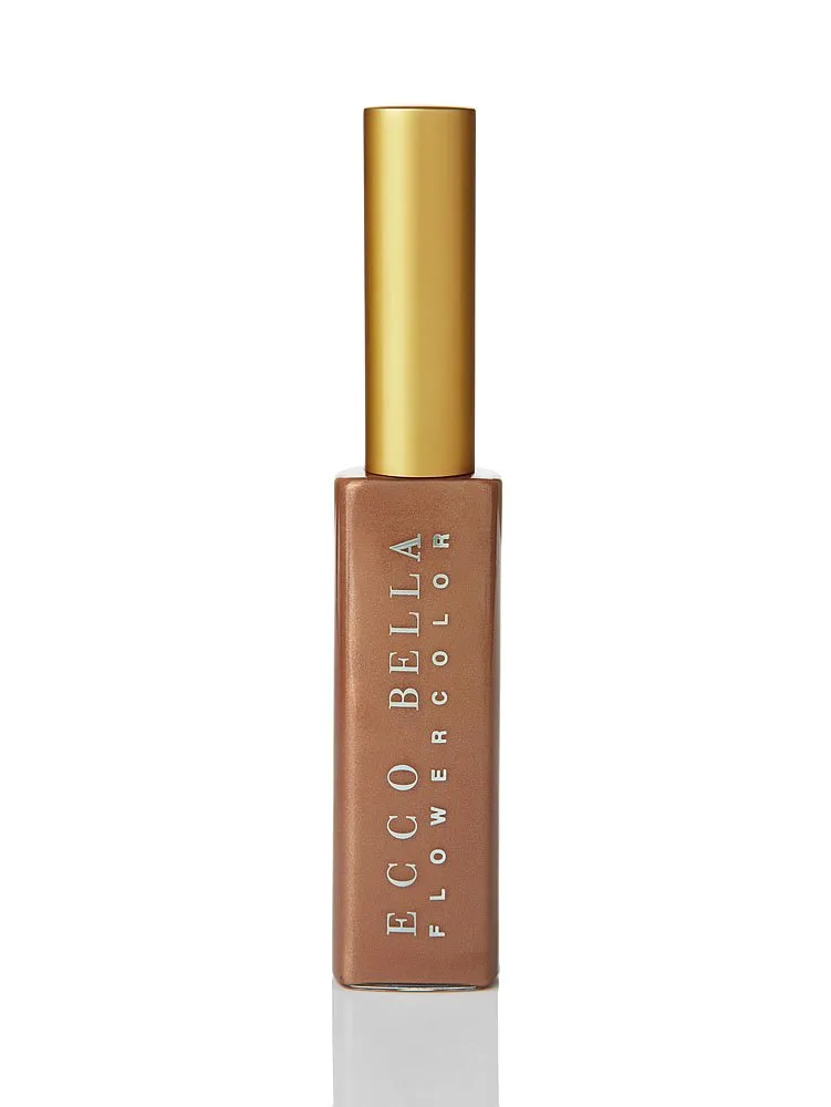 Ecco Bella Natural Lip Gloss - Good For You Gloss - Non-Sticky Lip Shine, Glossy Lips, Long Lasting Lip Gloss - Clean & Hydrating Makeup - Healthy Moisturizing Ingredient Gloss - Peace