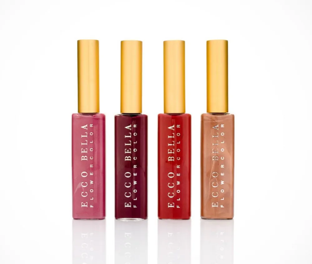 Ecco Bella Natural Lip Gloss - Good For You Gloss - Non-Sticky Lip Shine, Glossy Lips, Long Lasting Lip Gloss - Clean & Hydrating Makeup - Healthy Moisturizing Ingredient Gloss - Peace