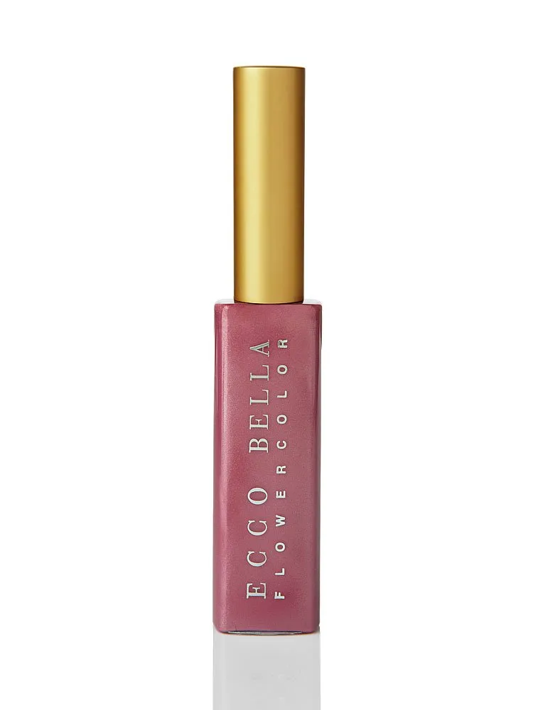 Ecco Bella Natural Lip Gloss - Good For You Gloss - Non-Sticky Lip Shine, Glossy Lips, Long Lasting Lip Gloss - Clean & Hydrating Makeup - Healthy Moisturizing Ingredient Gloss - Pleasure