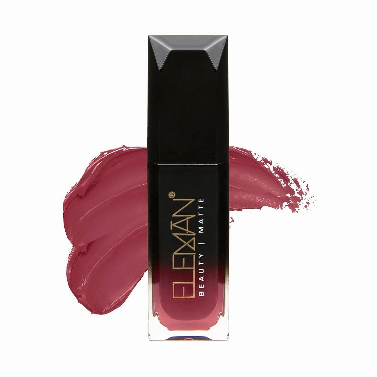 Eleman Beauty Matte Liquid Lipstick – Long-Wearing, Ultra-Pigmented Lip Color with Vitamin E Infusion, Soft-Touch, Feather-Proof, Smudge-Proof, Cruelty-Free Cosmetics, 0.19oz (Capri)
