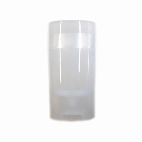 Empty Deodorant Containers - Twist-up, Recyclable, DIY Empty Deodorant OVAL Tubes, Top-Fill 2.5 OZ (8-Pack, Natural)