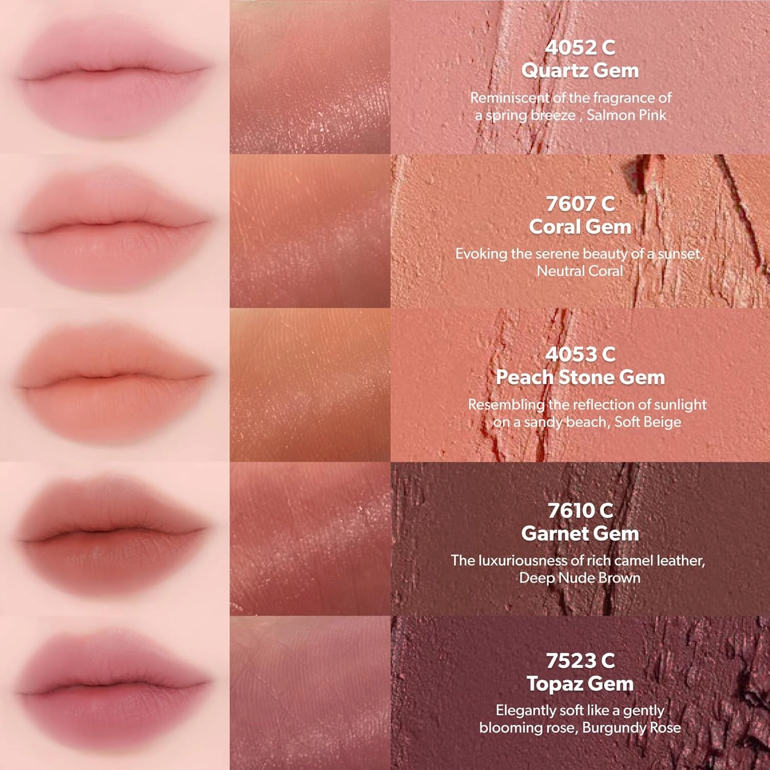 Entropy Charm Tint Blurry Line - Makeup for Soft, Blurred Finish | Lightweight, Long-Lasting Tint for Natural Look G4 Garnet Gem