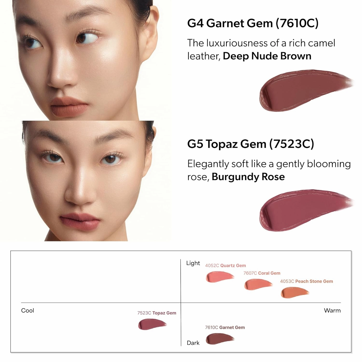 Entropy Charm Tint Blurry Line - Makeup for Soft, Blurred Finish | Lightweight, Long-Lasting Tint for Natural Look G4 Garnet Gem