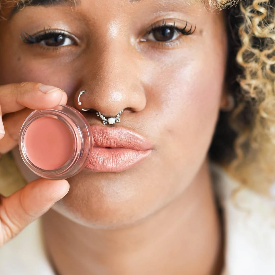 Ere Perez - Natural Carrot Color Pot | For Lips   Cheeks | Buildable, Blendable, Creamy, Vibrant, Satin Finish | Cacao Butter, Avocado   Castor Seed Oil | Vegan, Cruelty-Free, Clean Beauty (Healthy)