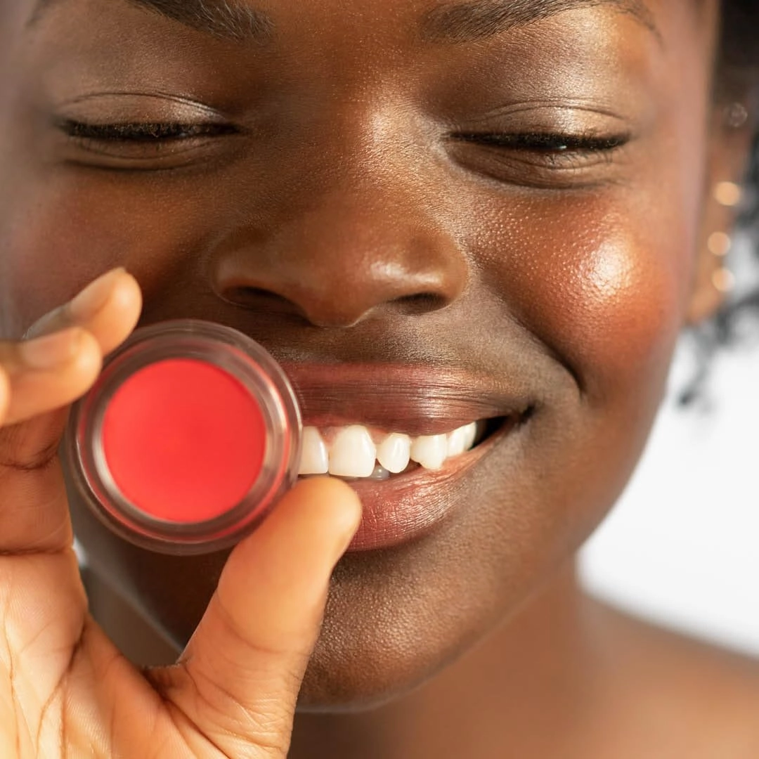 Ere Perez - Natural Carrot Color Pot | For Lips   Cheeks | Buildable, Blendable, Creamy, Vibrant, Satin Finish | Cacao Butter, Avocado   Castor Seed Oil | Vegan, Cruelty-Free, Clean Beauty (Hello)