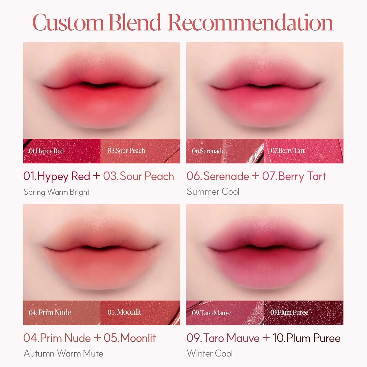 espoir Couture Lip Tint Fitting Blur #3 Sour Peach 0.14oz | Soft and Creamy Color for Blurry Lip Look | Smudge-Proof Fixing Lip Stain | Lightweight and Comfortable Matte Finish