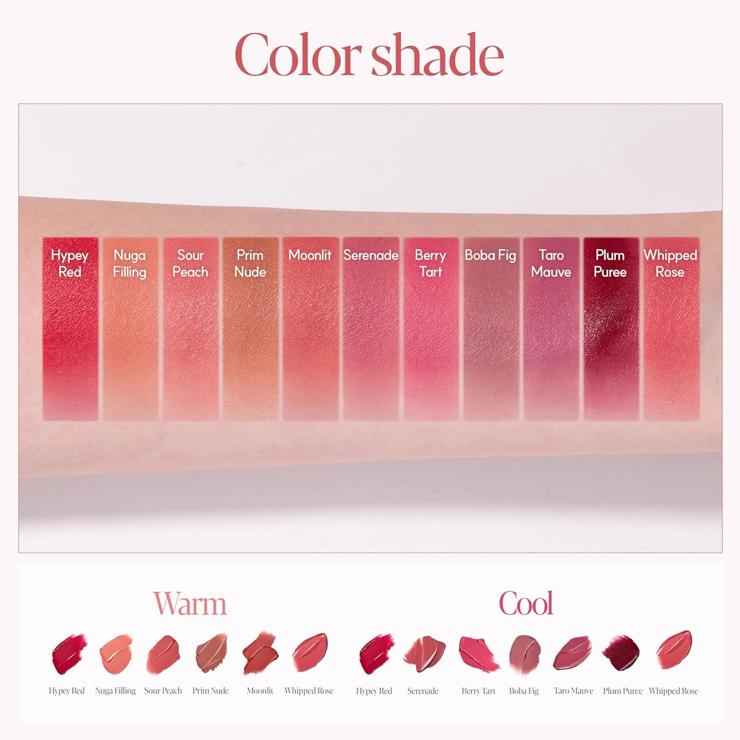 espoir Couture Lip Tint Fitting Blur #10 Plum Puree 0.14oz | Soft and Creamy Color for Blurry Lip Look | Smudge-Proof Fixing Lip Stain | Lightweight and Comfortable Matte Finish