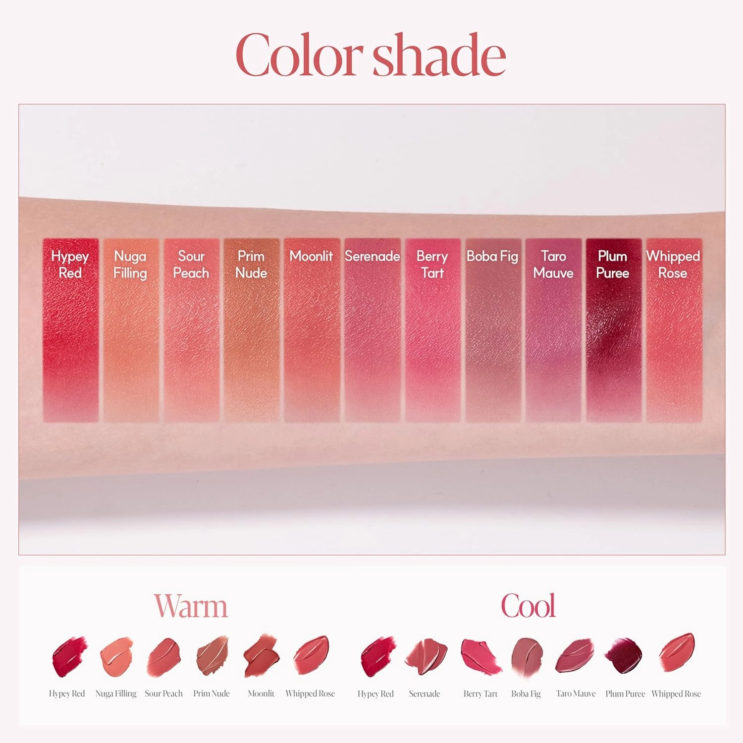 espoir Couture Lip Tint Fitting Blur #4 Prim Nude 0.14oz | Soft and Creamy Color for Blurry Lip Look | Smudge-Proof Fixing Lip Stain | Lightweight and Comfortable Matte Finish