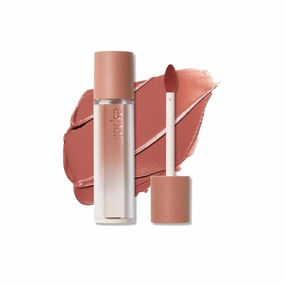 espoir Couture Lip Tint Fitting Blur #4 Prim Nude 0.14oz | Soft and Creamy Color for Blurry Lip Look | Smudge-Proof Fixing Lip Stain | Lightweight and Comfortable Matte Finish