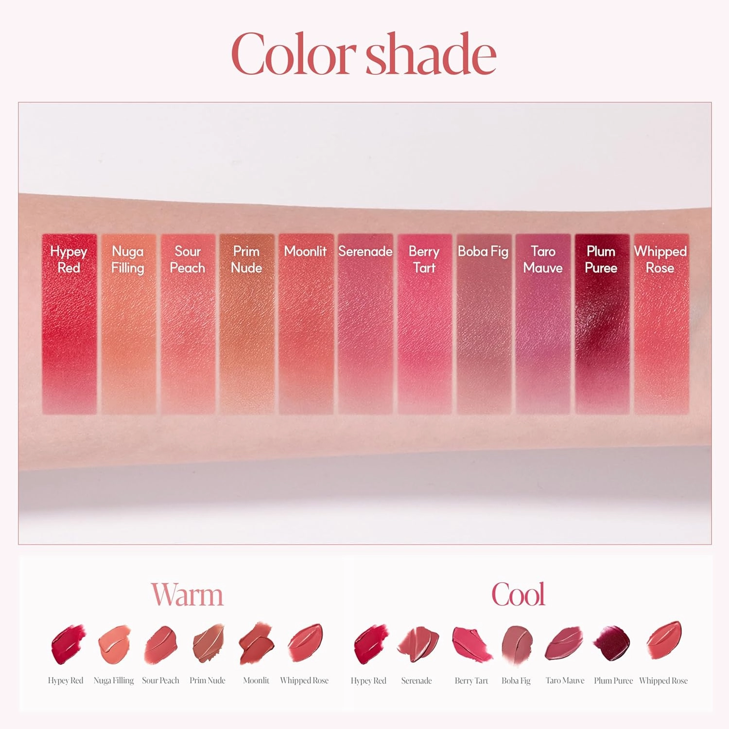 espoir Couture Lip Tint Fitting Blur #7 Berry Tart 0.14oz | Soft and Creamy Color for Blurry Lip Look | Smudge-Proof Fixing Lip Stain | Lightweight and Comfortable Matte Finish