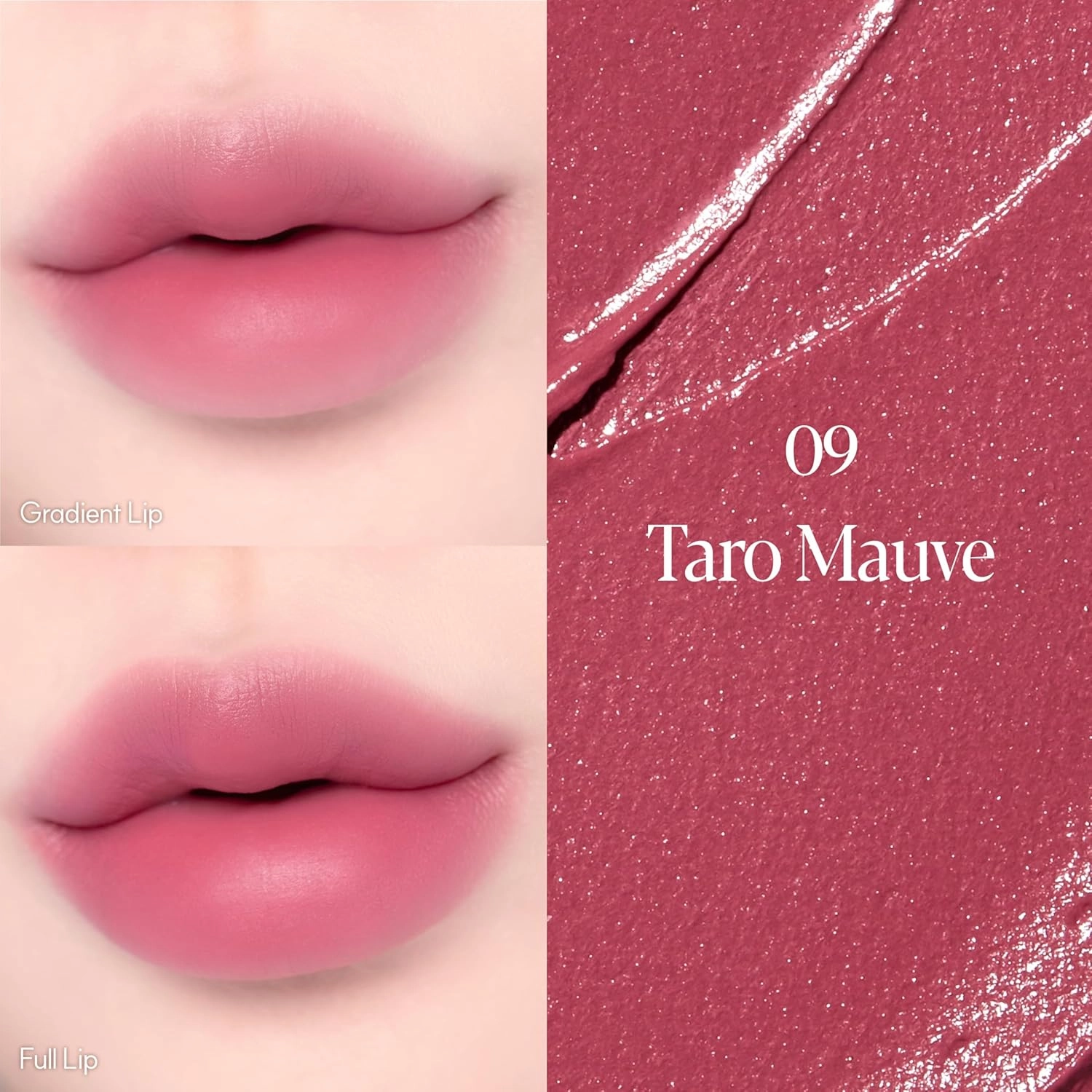 espoir Couture Lip Tint Fitting Blur #9 Taro Mauve 0.14oz | Soft and Creamy Color for Blurry Lip Look | Smudge-Proof Fixing Lip Stain | Lightweight and Comfortable Matte Finish